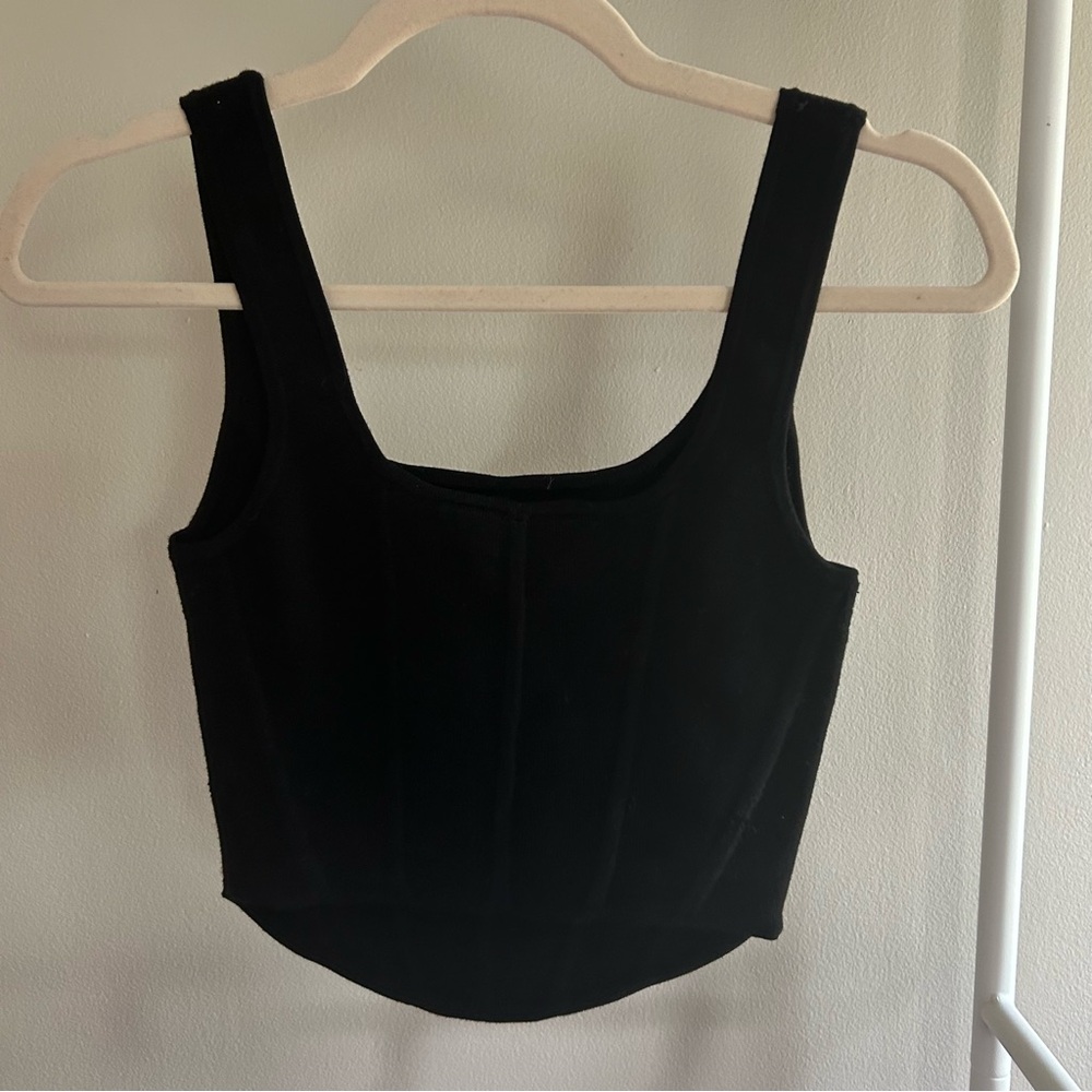 Wilfred corset style knit top